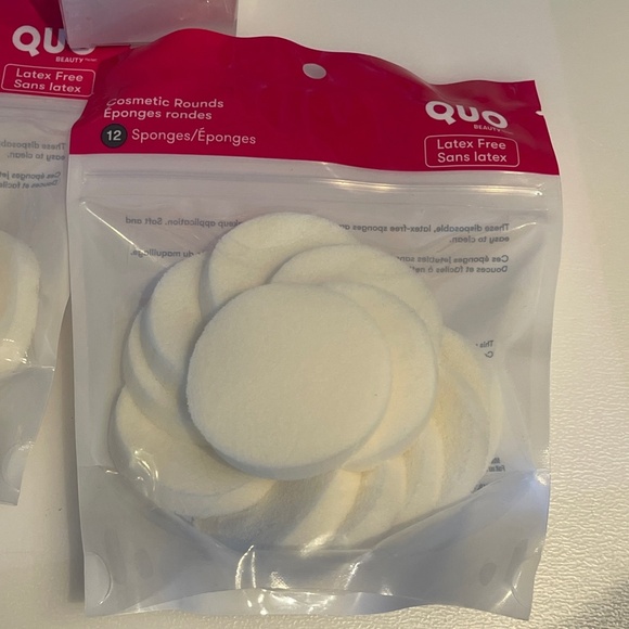 NEW Quo sponge cosmetic rounds sponges blending sponge - Picture 2 of 3